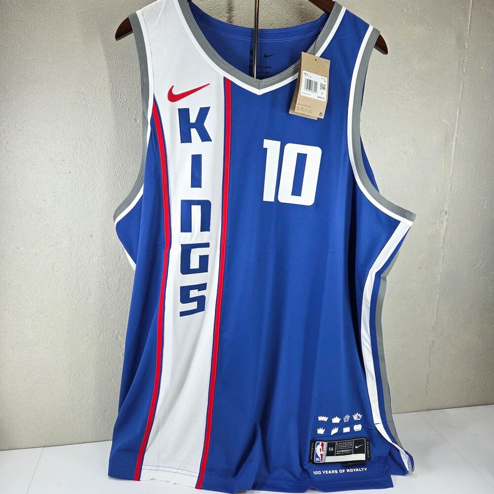 Nike Sacramento Kings Domantas Sabonis 10 City Edition Jersey Sz 56 (XXL)